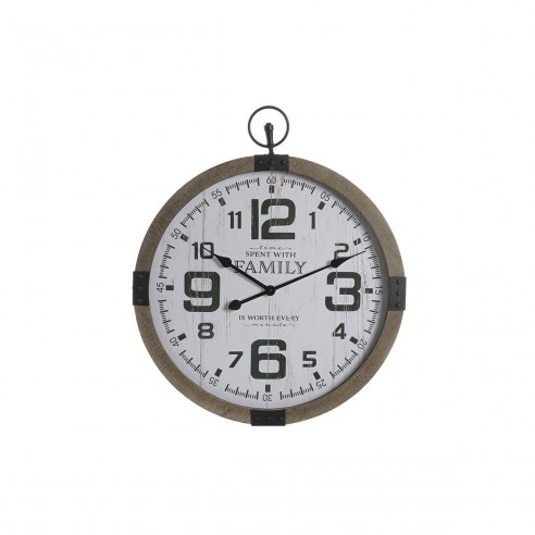 Horloge Murale DKD Home Decor Naturel...