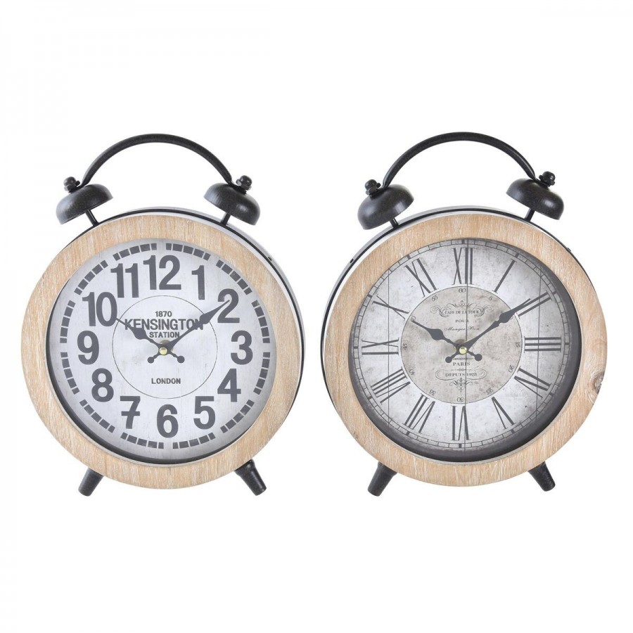 Reloj de Mesa DKD Home Decor Natural...