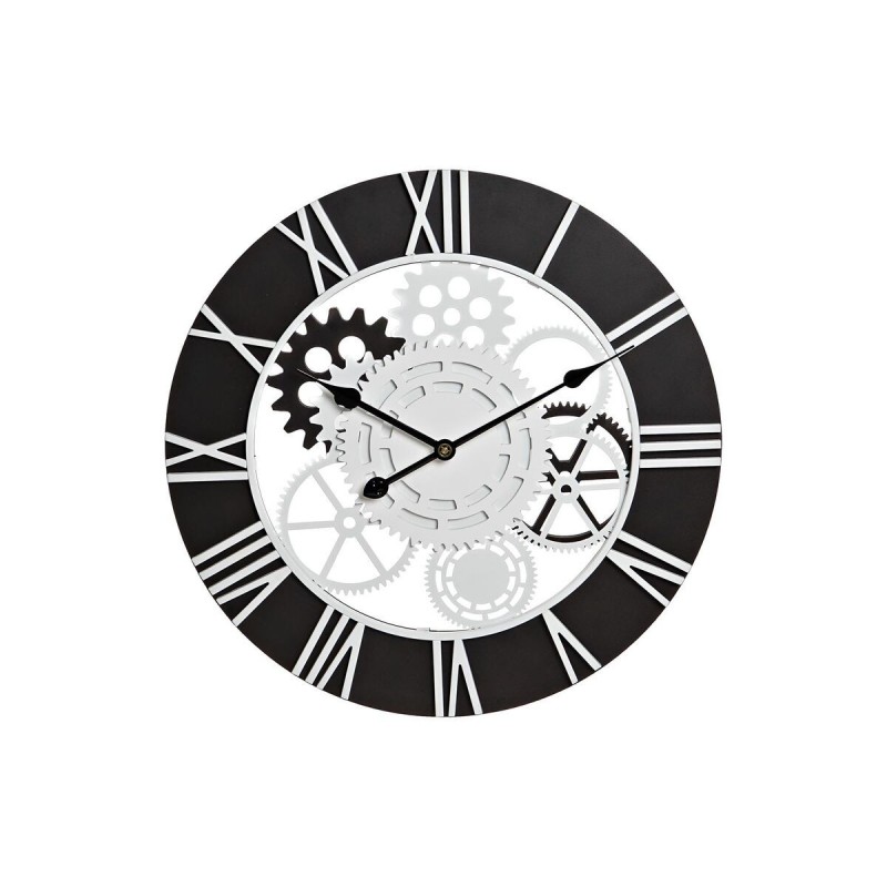 Wall Clock DKD Home Decor Wood Black...