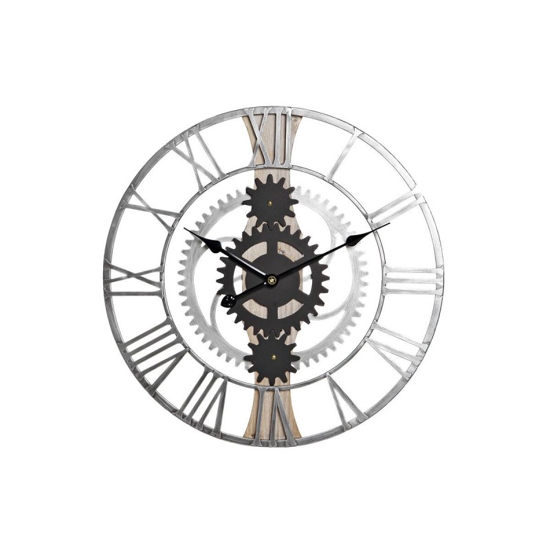 Horloge Murale DKD Home Decor Argenté...