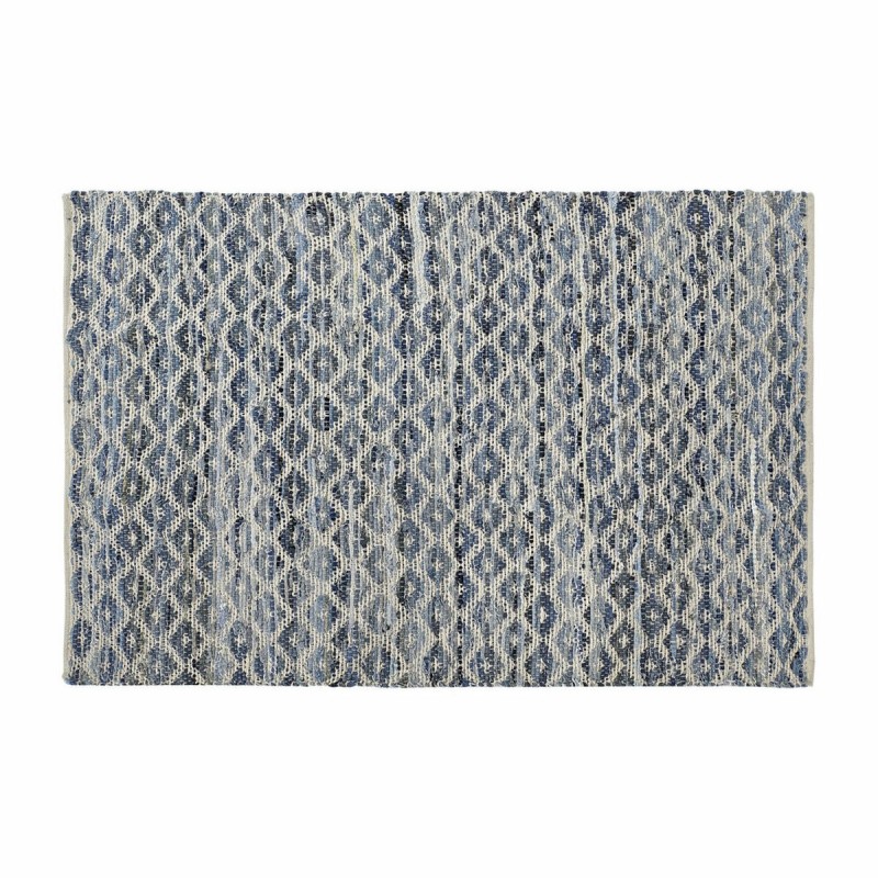 Alfombra DKD Home Decor Azul Blanco...