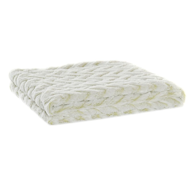 Blanket DKD Home Decor Zigzag White...