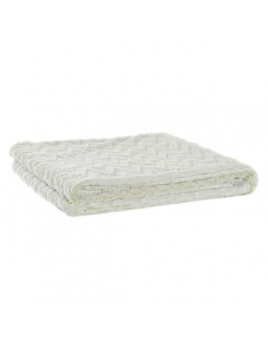 Blanket DKD Home Decor Zigzag White...