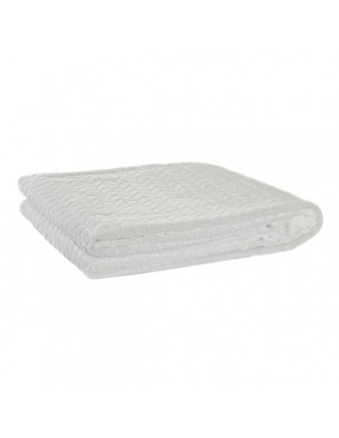 Coperta DKD Home Decor Frecce Avorio...