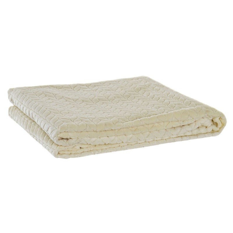 Coperta DKD Home Decor Frecce Beige...