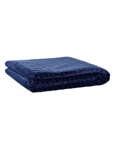 Coperta DKD Home Decor Frecce Blu...