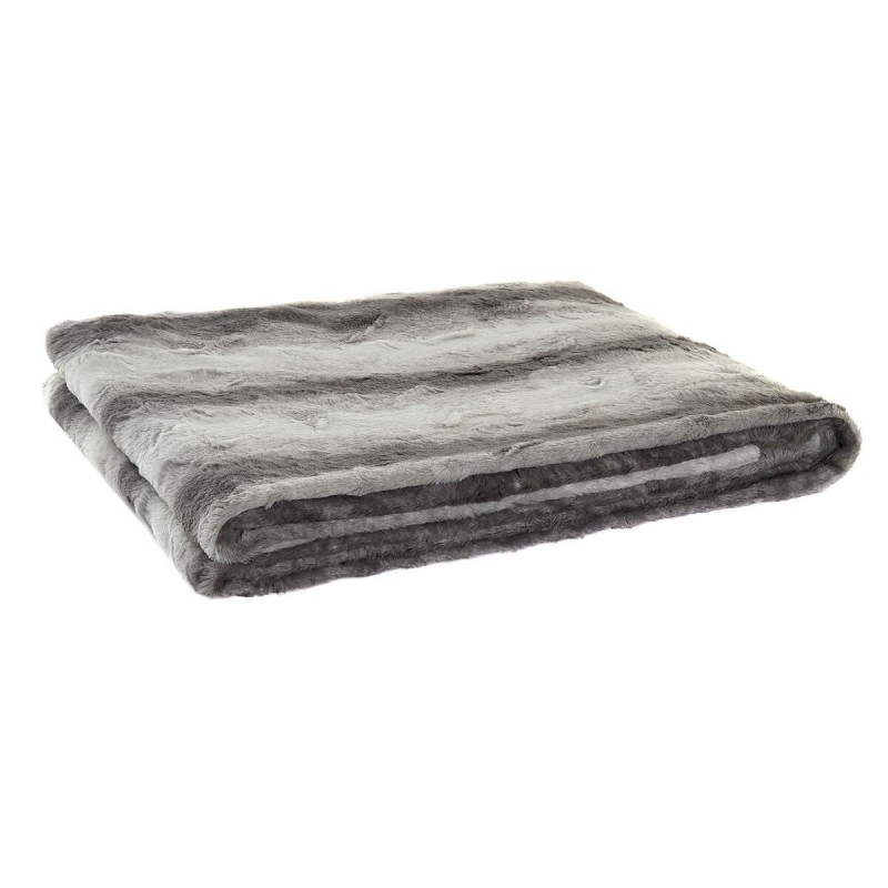 Blanket DKD Home Decor Animal Grey...