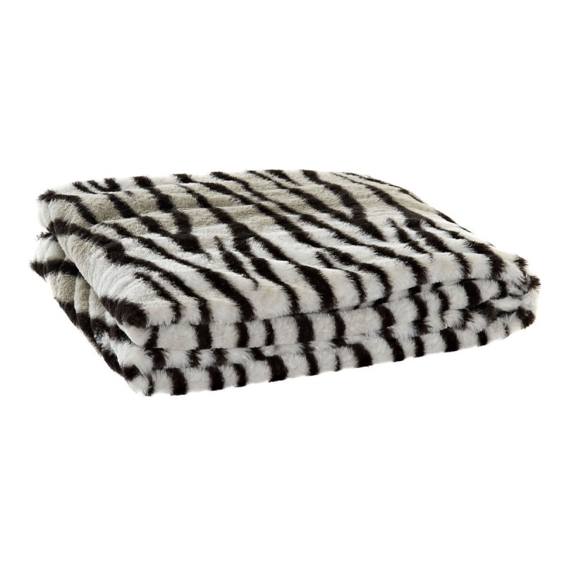 Blanket DKD Home Decor Wild Black...