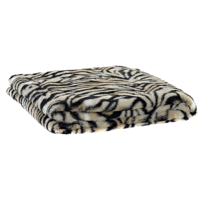 Blanket DKD Home Decor Wild Black...