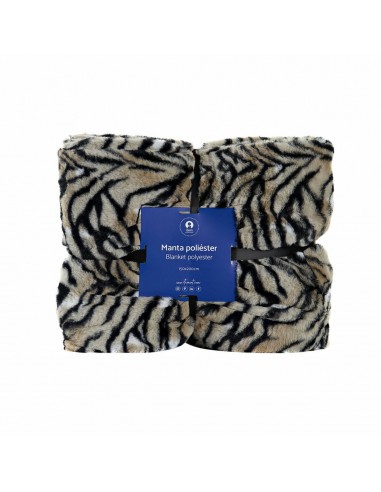 Blanket DKD Home Decor Wild Black...