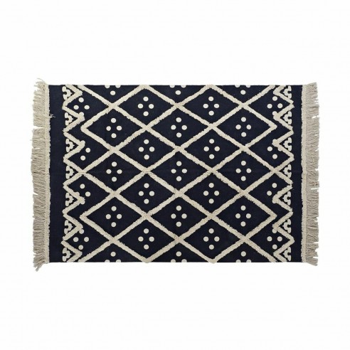 Alfombra DKD Home Decor Beige Azul...