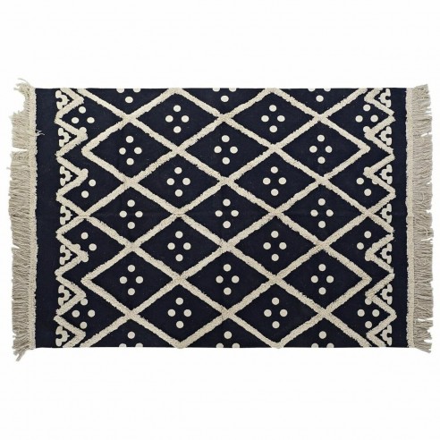 Alfombra DKD Home Decor Beige Azul...