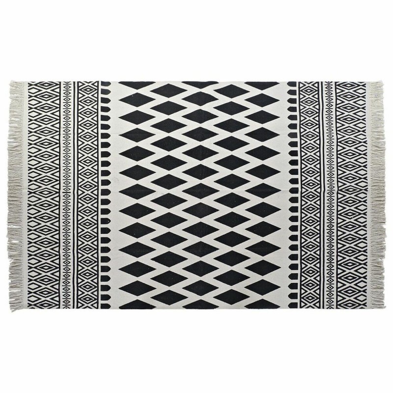 Alfombra DKD Home Decor Negro Blanco...