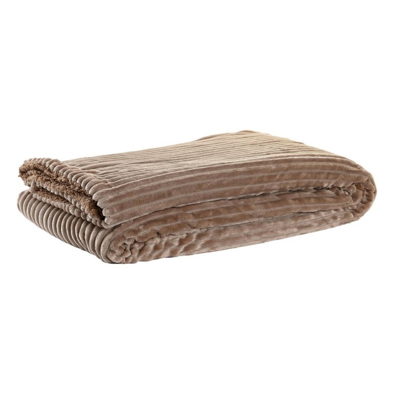 Blanket DKD Home Decor Brown (150 x...