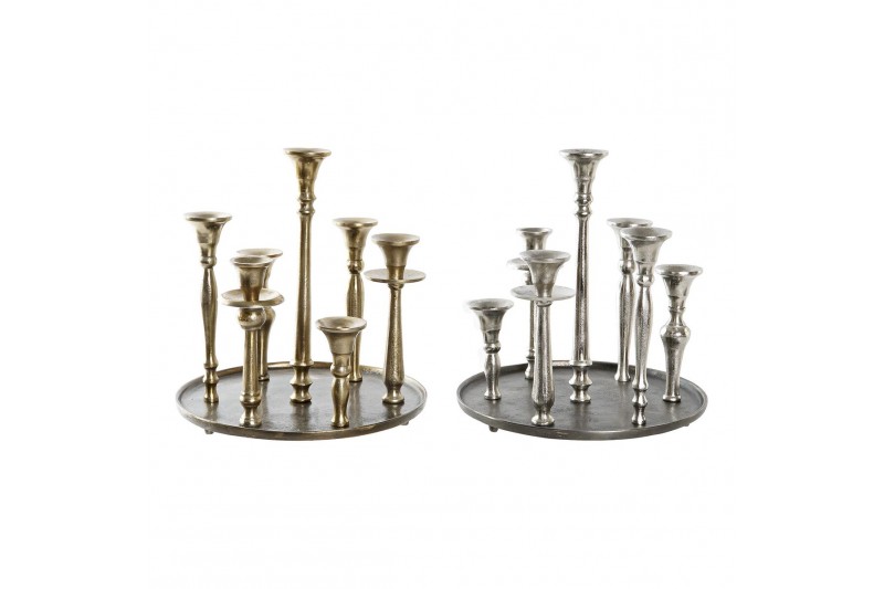 Candelabro DKD Home Decor Alluminio...