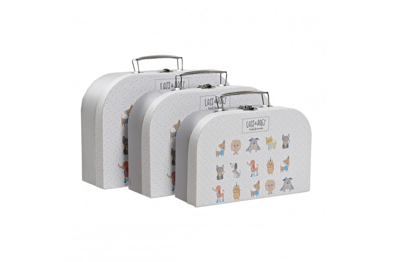 Juego de Cajas Decorativas DKD Home...