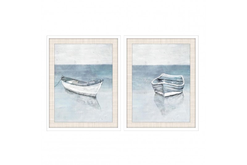 Quadro DKD Home Decor Barco...