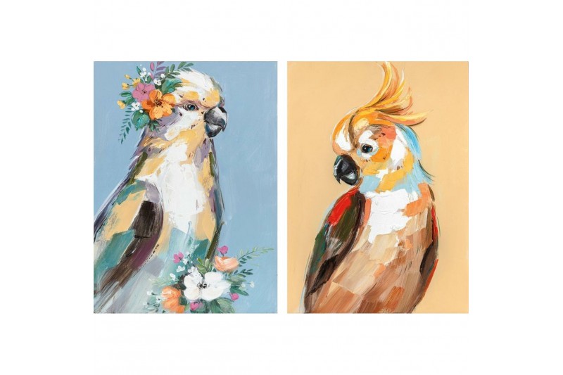 Canvas DKD Home Decor Bird Parrot...