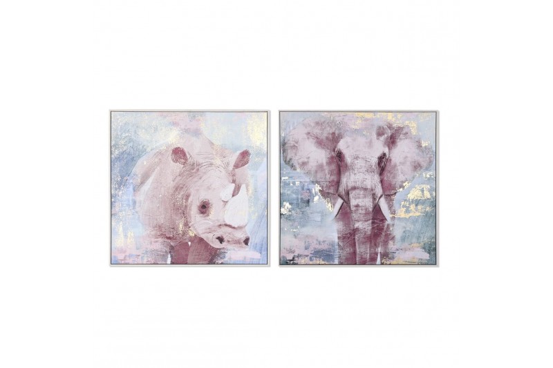 Quadro DKD Home Decor Elefante...