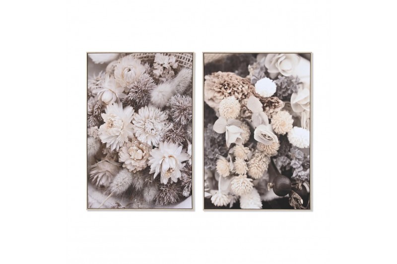 Quadro DKD Home Decor Floreale (83 x...