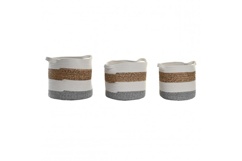 Set di Cestini DKD Home Decor Cotone...