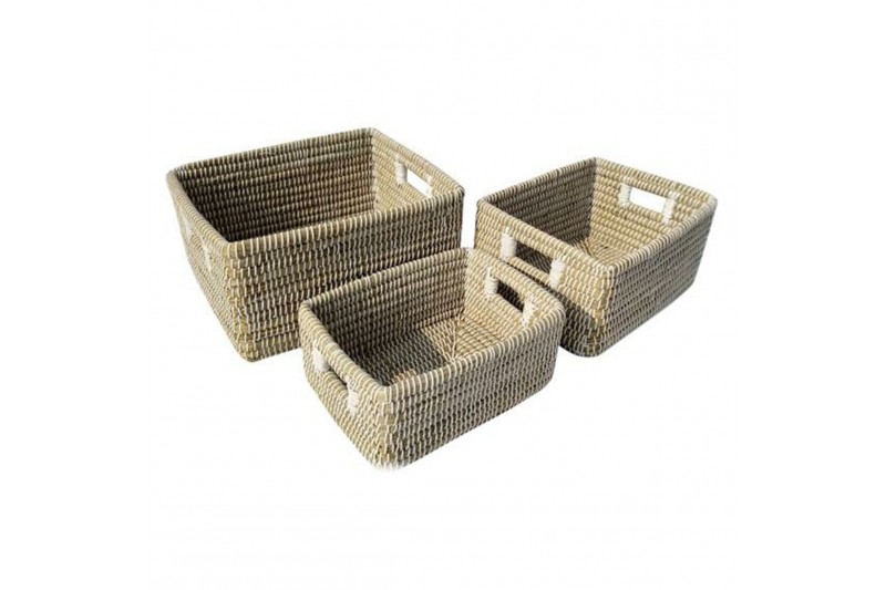 Basket set DKD Home Decor Natural...