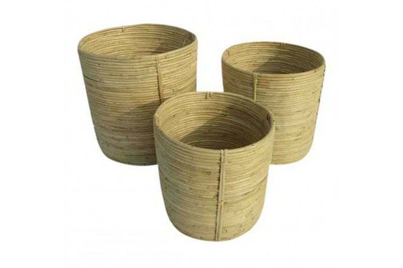 Basket set DKD Home Decor Natural...