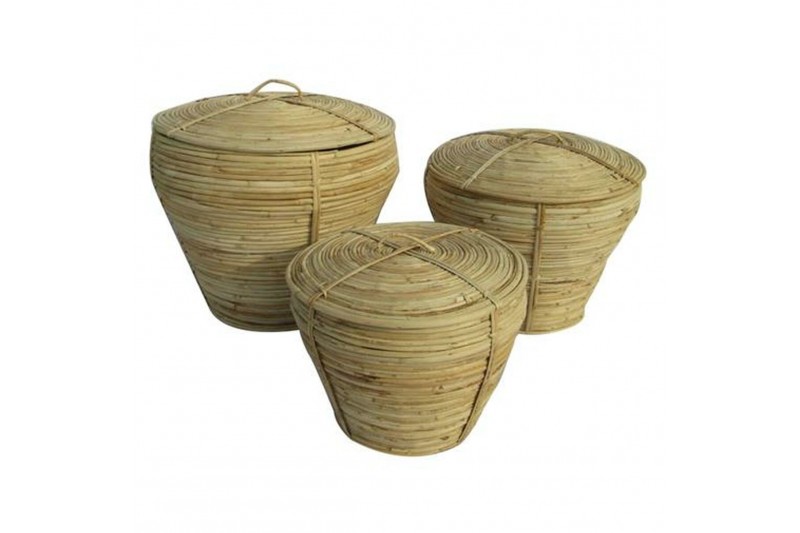 Basket set DKD Home Decor With lid...