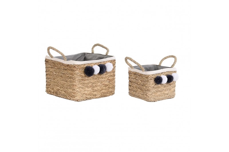 Basket set DKD Home Decor Natural...