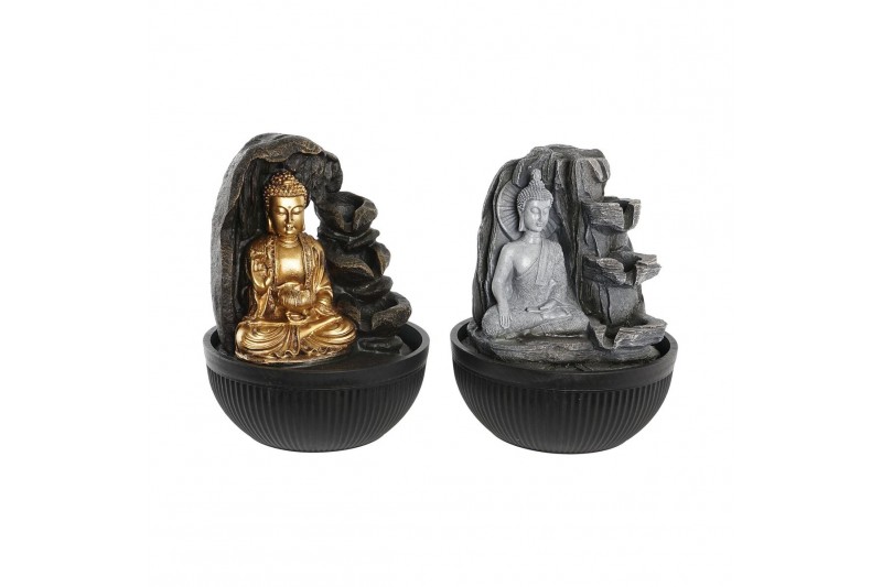 Fonte DKD Home Decor Buddha Resina...