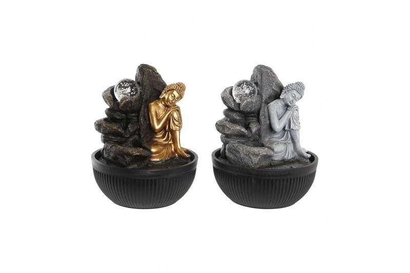 Fonte DKD Home Decor Buddha Resina...