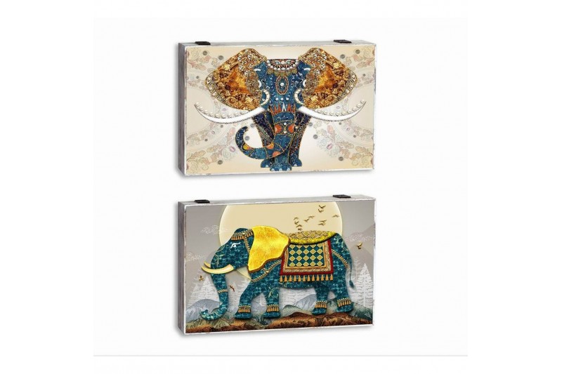 Abdeckungen DKD Home Decor Elefant...