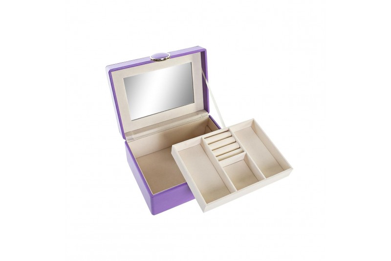 Jewelry box DKD Home Decor Lilac PU...