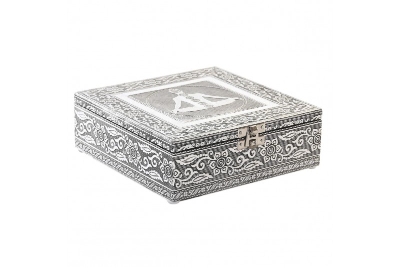 Caja-Joyero DKD Home Decor Plateado...