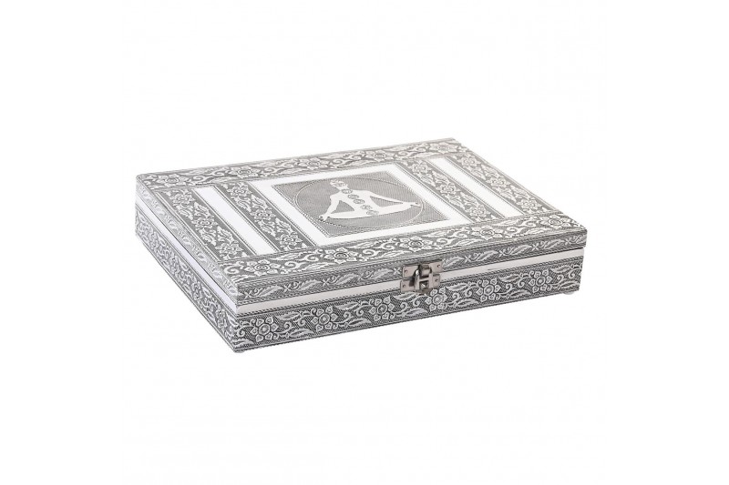 Caja-Joyero DKD Home Decor Plateado...