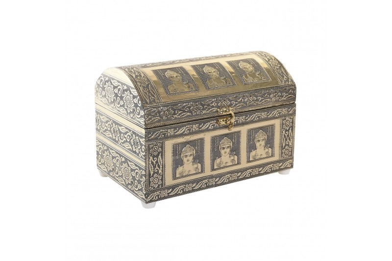 Jewelry box DKD Home Decor Champagne...