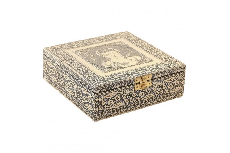 Jewelry box DKD Home Decor Champagne...