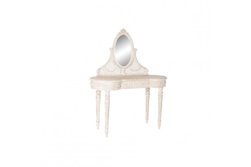 Toeletta DKD Home Decor Bianco Legno...