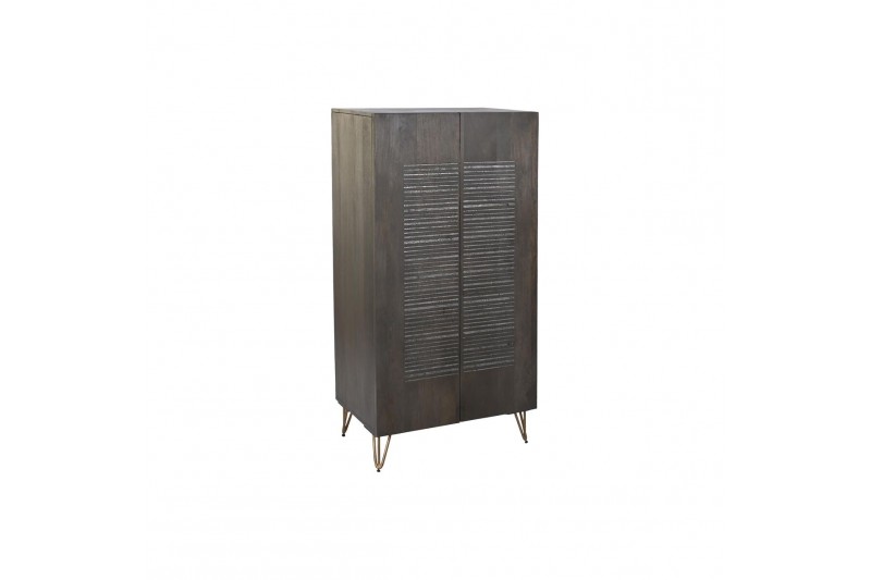 Cupboard DKD Home Decor Metal Brown...