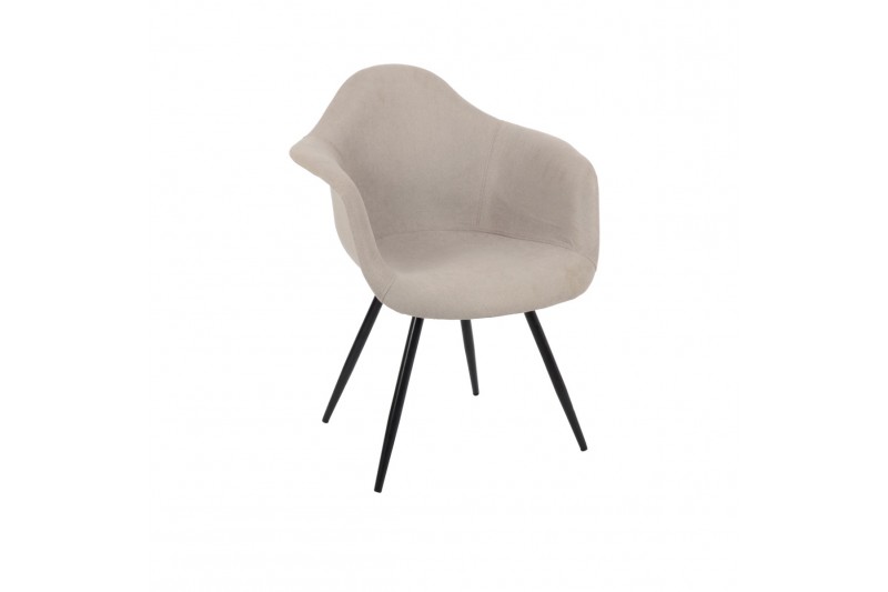 Silla DKD Home Decor Gris Poliéster...