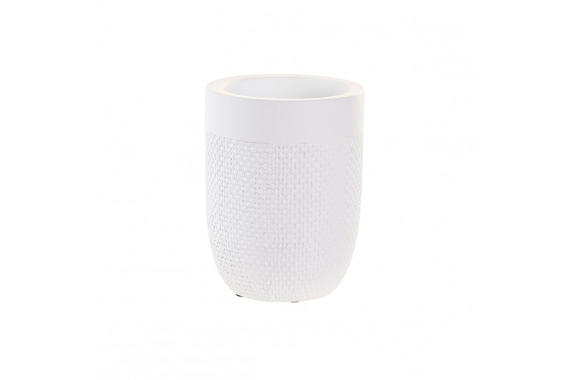 Vaso DKD Home Decor Cemento Blanco (8...