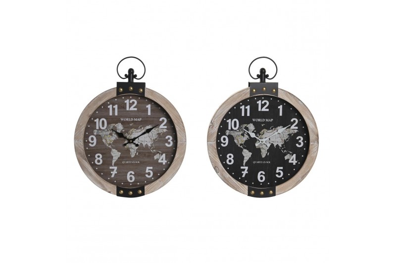 Reloj de Pared DKD Home Decor Negro...