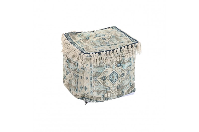 Pouf DKD Home Decor Casablanca Bleu...