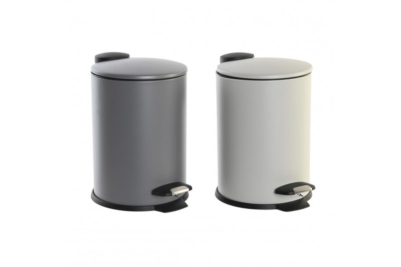 Pedal bin DKD Home Decor Dark grey...