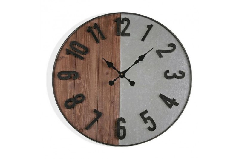 Horloge Murale Bois MDF/Métal (5 x 60...